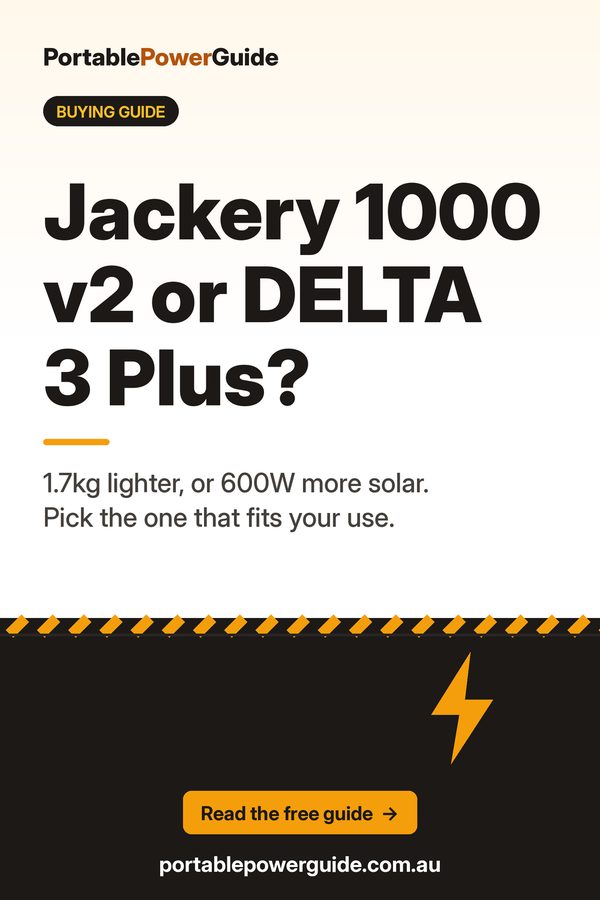 Jackery 1000 v2 vs DELTA 3 Plus: Portable Power Guide summary graphic