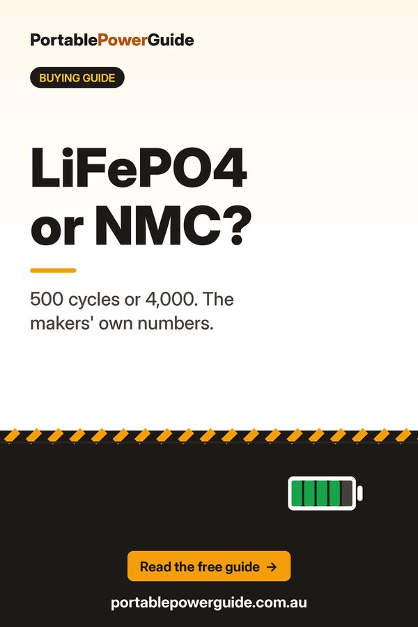 LiFePO4 vs NMC batteries: Portable Power Guide summary graphic