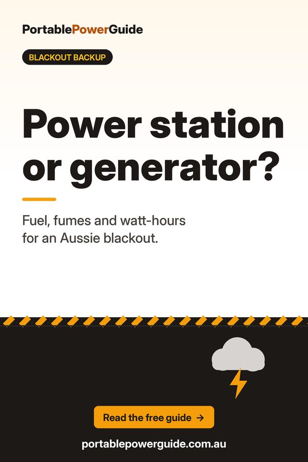 Power station vs generator: Portable Power Guide summary graphic
